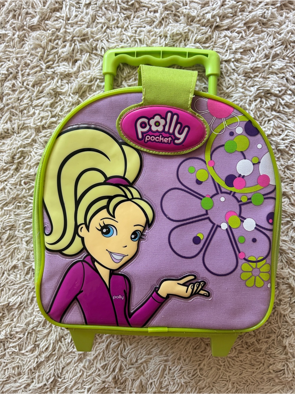 Vintage Polly Pocket rolling case